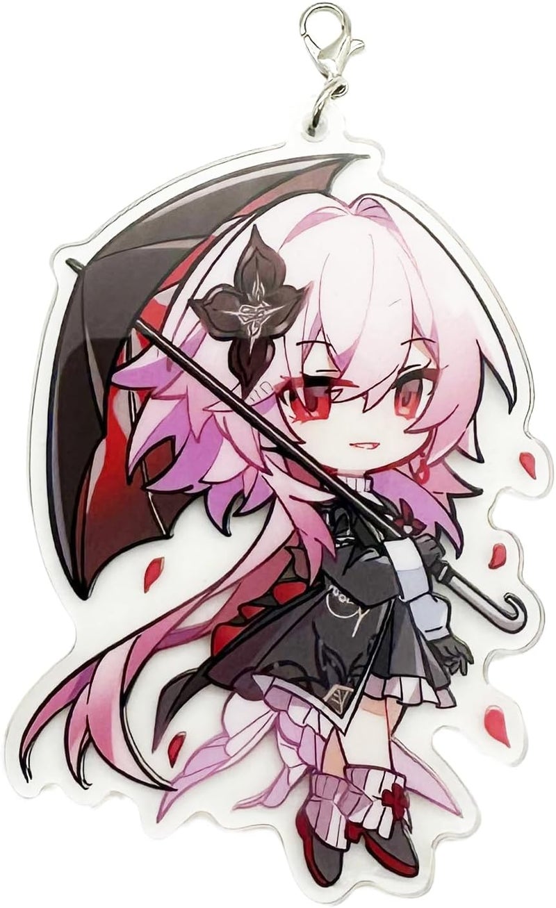 YJacuing Honkai: Star Rail Chibi Cute Acrylic Stand Figure Keychain - Image 3